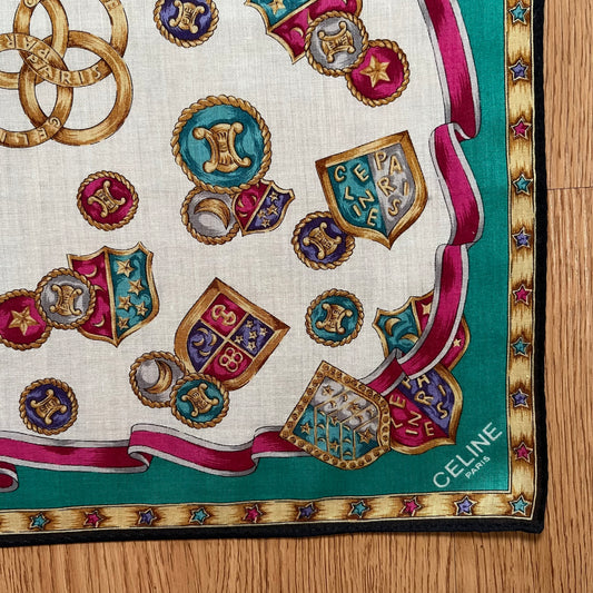 Vintage Celine Paris Handkerchief