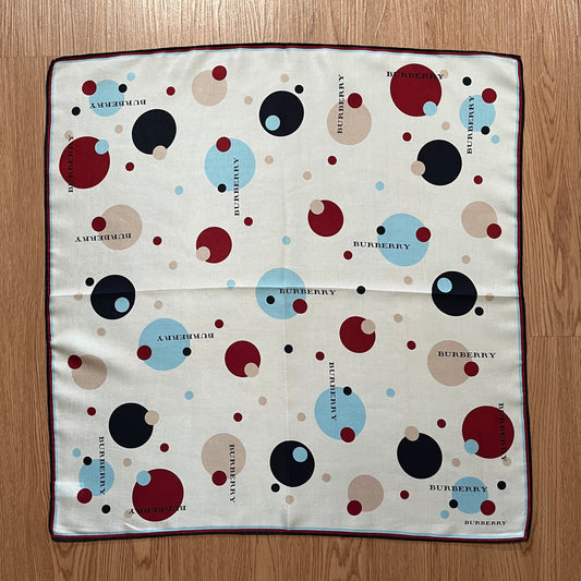 Vintage Burberry Silk Handkerchief