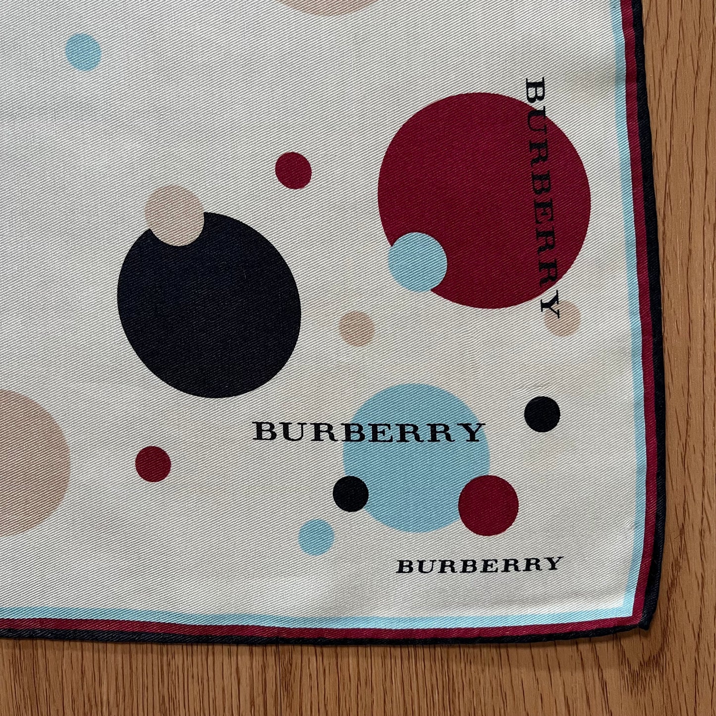 Vintage Burberry Silk Handkerchief