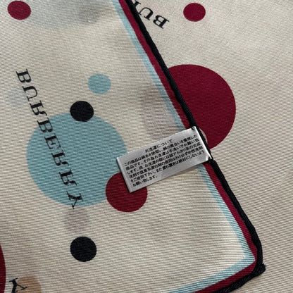 Vintage Burberry Silk Handkerchief