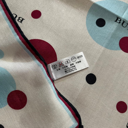 Vintage Burberry Silk Handkerchief