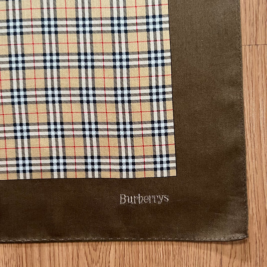 Vintage Burberry Handkerchief