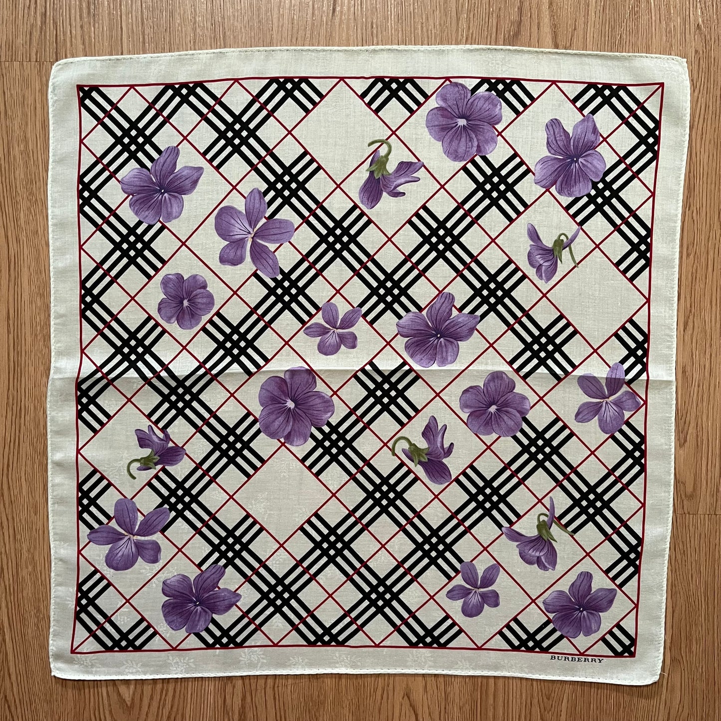 Vintage Burberry Handkerchief