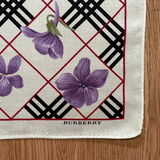 Vintage Burberry Handkerchief