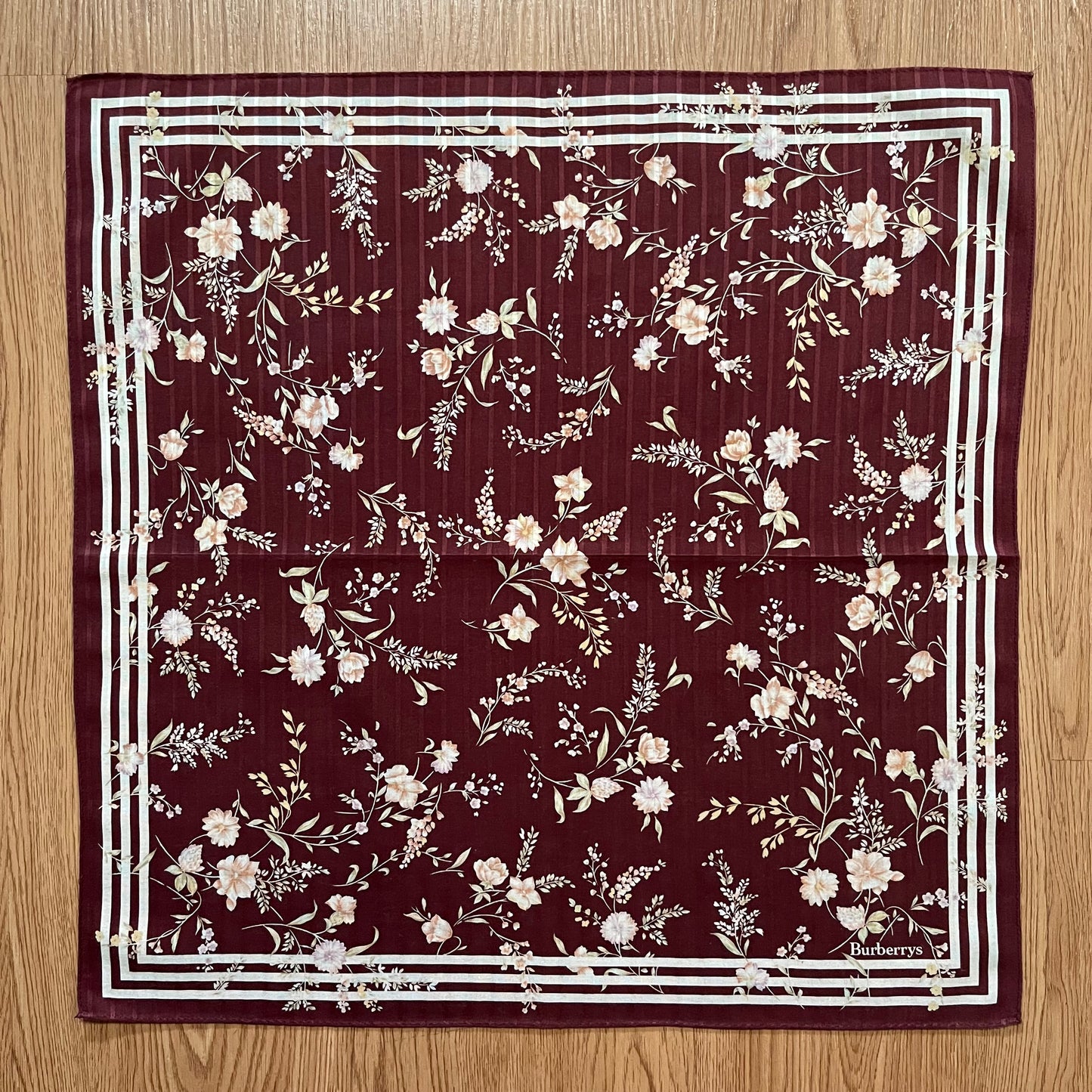 Vintage Burberry Handkerchief