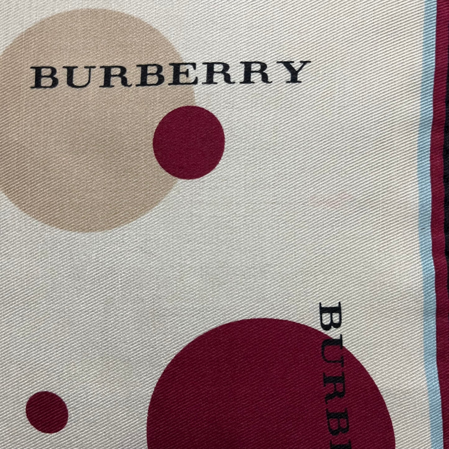 Vintage Burberry Silk Handkerchief