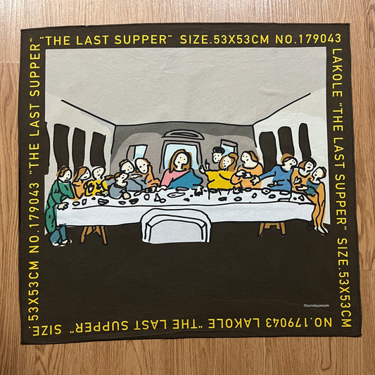 LAKOLE The Last Supper Da Vinci Parody Handkerchief