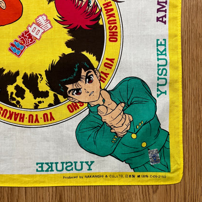 Vintage90s YuYu hakusho / Anime Handkerchief