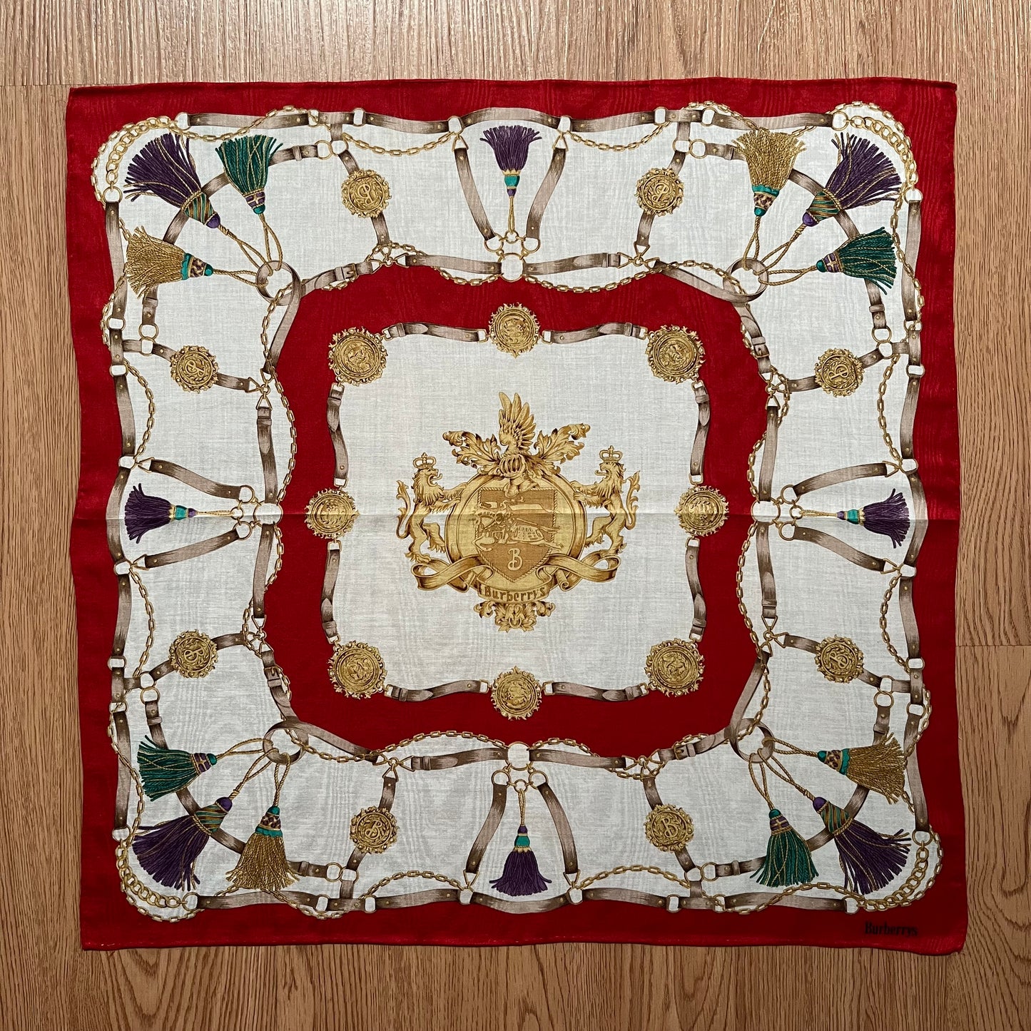 Vintage Burberry Handkerchief