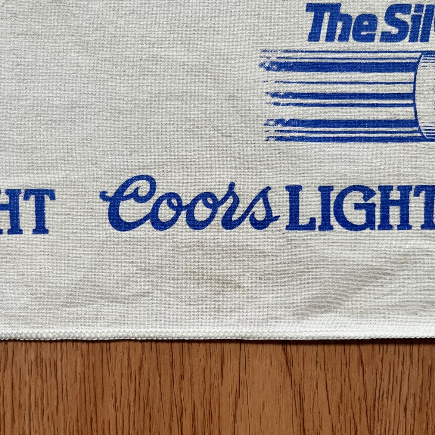 Vintage Coors Light The Silver Bullet Handkerchief