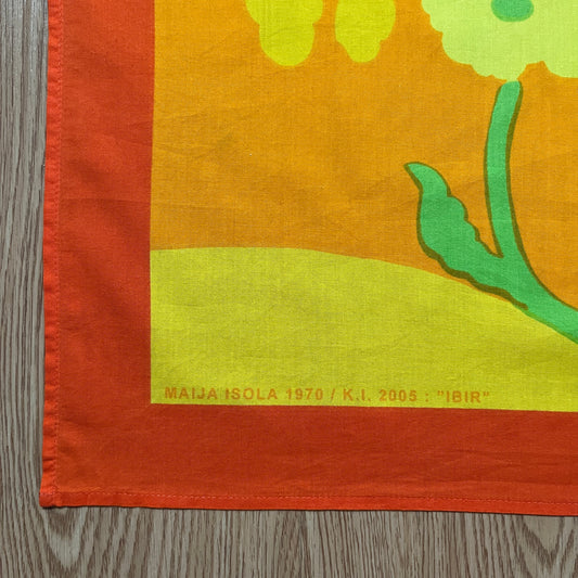 Marimekko Ibir Maija Isola 2005 Floral Handkerchief
