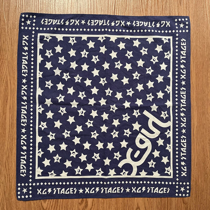 Vintage X-Girl XG Stages Star Handkerchief