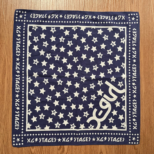 Vintage X-Girl XG Stages Star Handkerchief