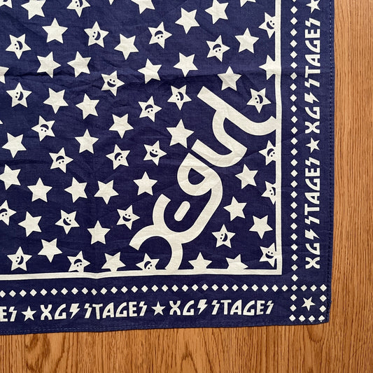 Vintage X-Girl XG Stages Star Handkerchief