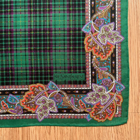 Vintage Yves Saint Laurent Handkerchief