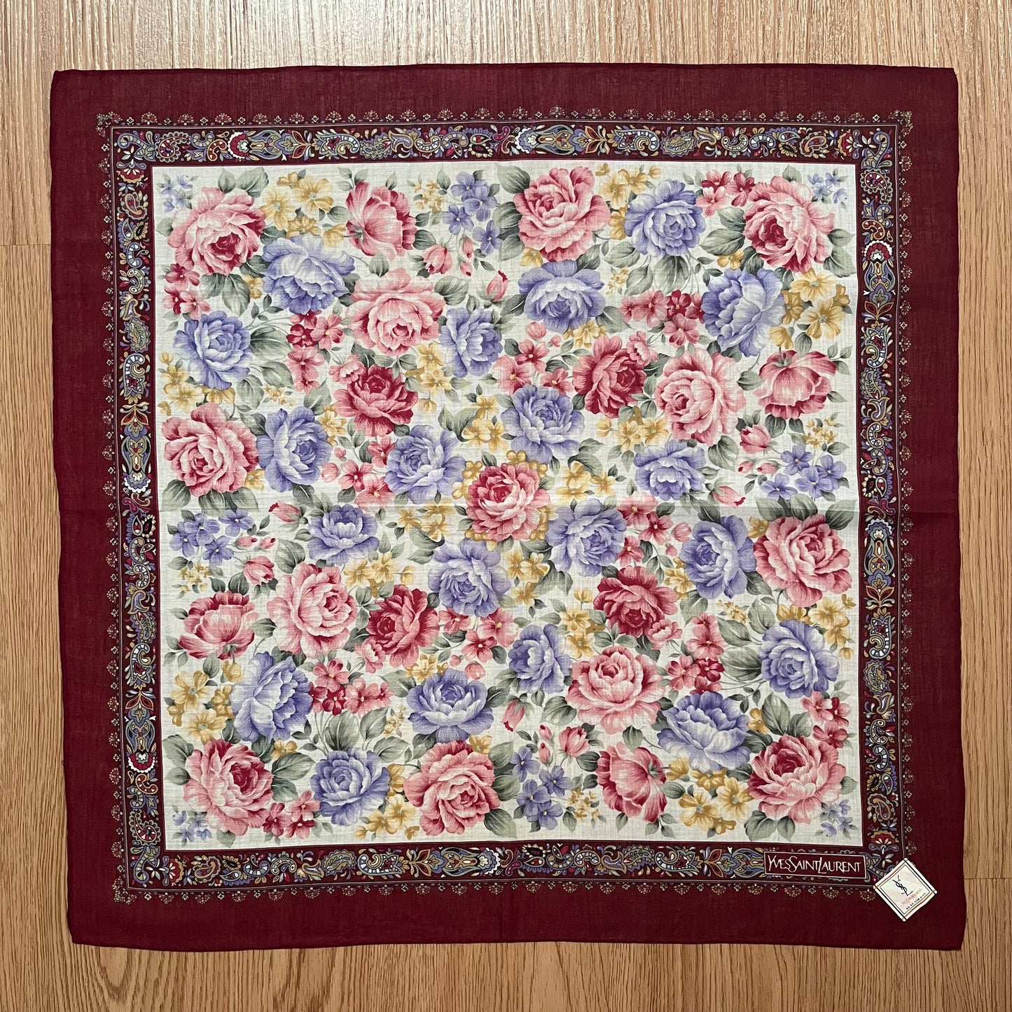 Vintage Yves Saint Laurent Handkerchief