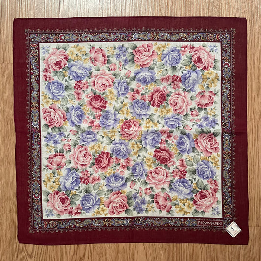 Vintage Yves Saint Laurent Handkerchief