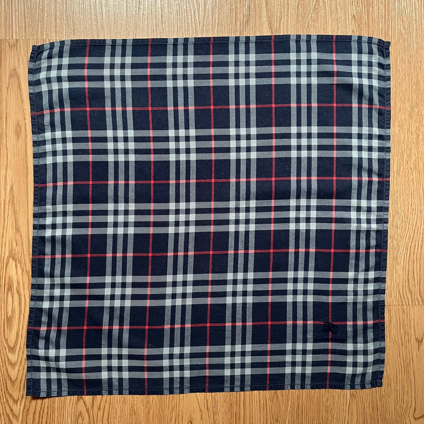 Vintage Burberry Check Handkerchief