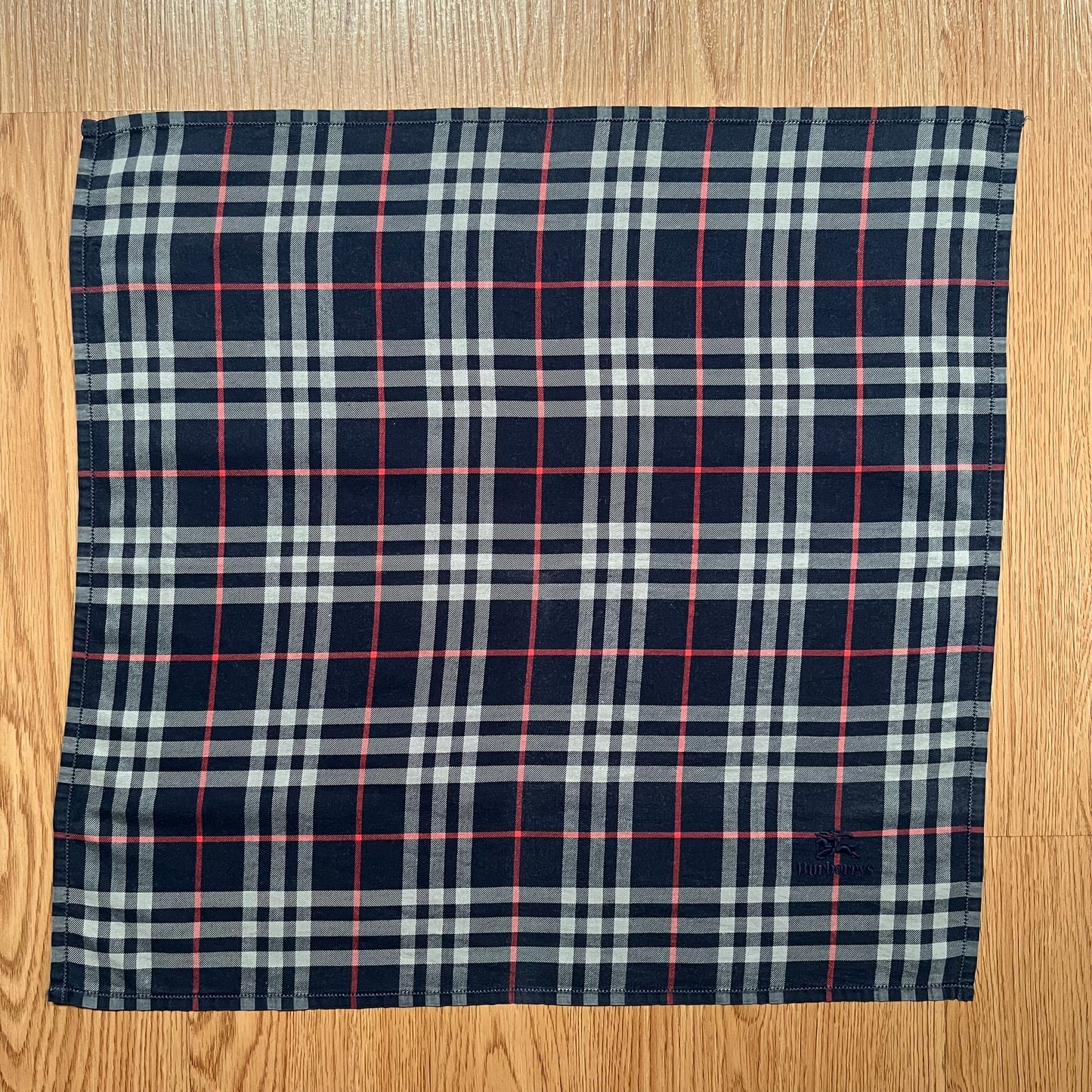 Vintage Burberry Check Handkerchief