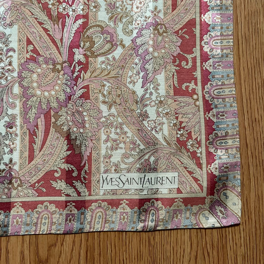 Vintage Yves Saint Laurent Handkerchief