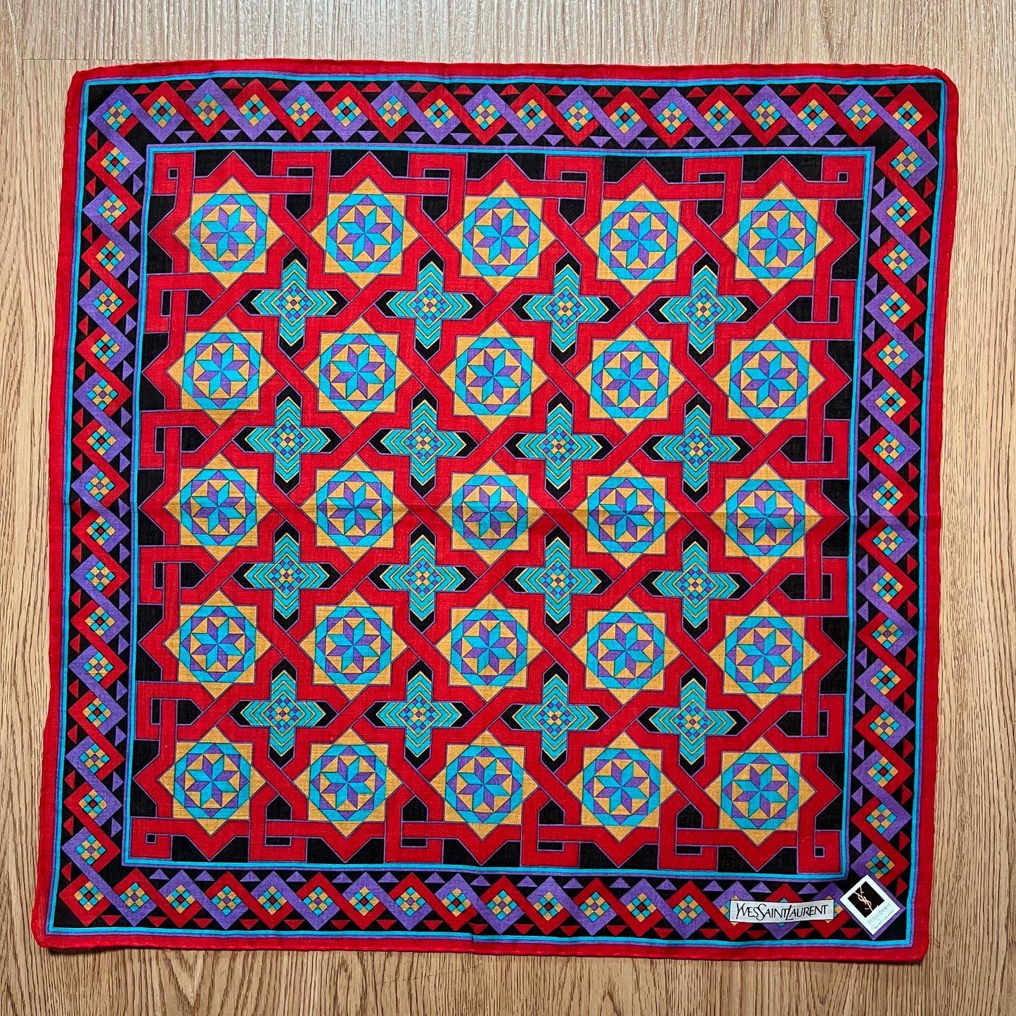 Vintage Yves Saint Laurent Handkerchief