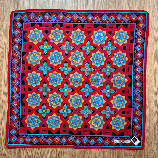 Vintage Yves Saint Laurent Handkerchief