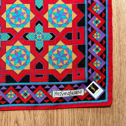 Vintage Yves Saint Laurent Handkerchief