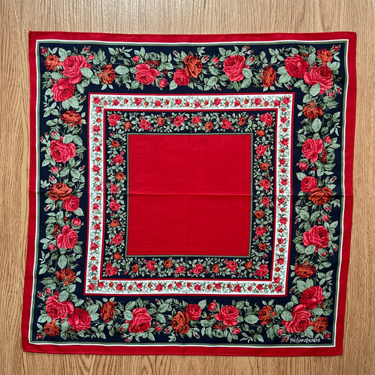 Vintage Yves Saint Laurent Handkerchief