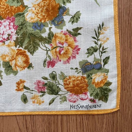 Vintage Yves Saint Laurent Handkerchief