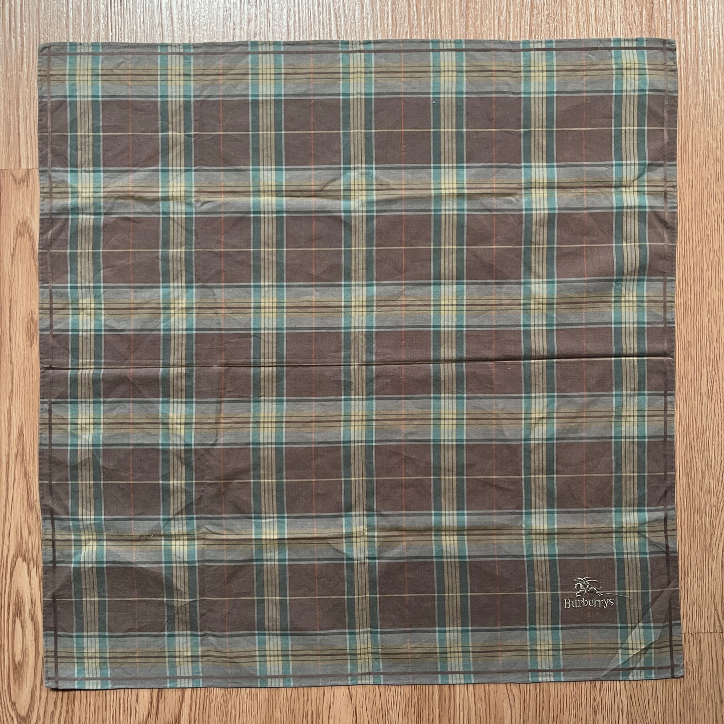 Vintage Burberry Check Handkerchief