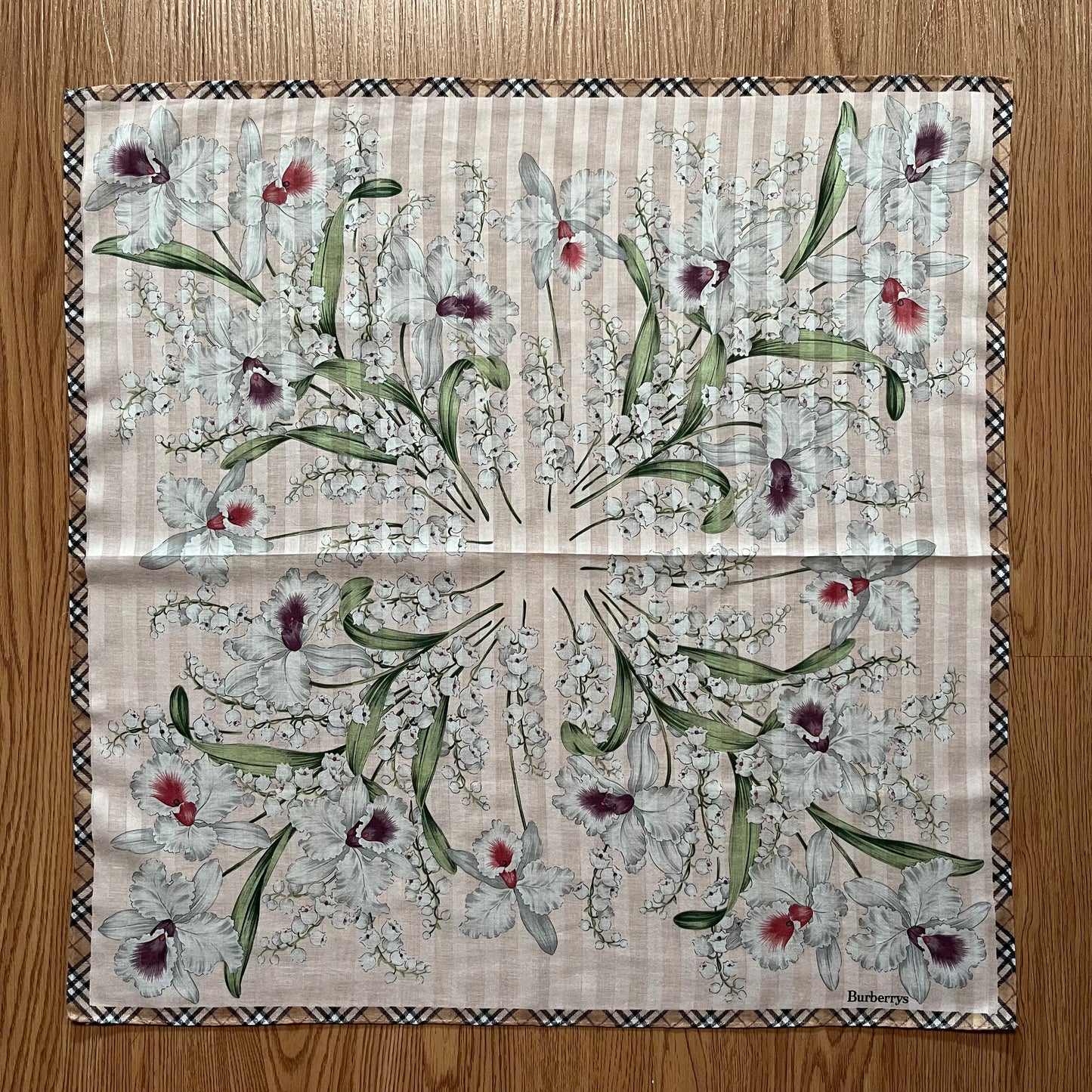 Vintage Burberry Handkerchief