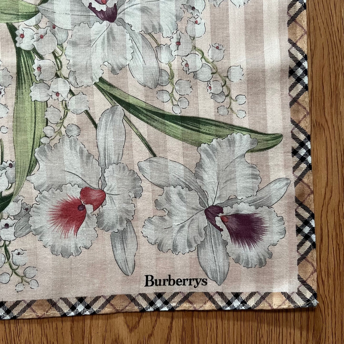 Vintage Burberry Handkerchief