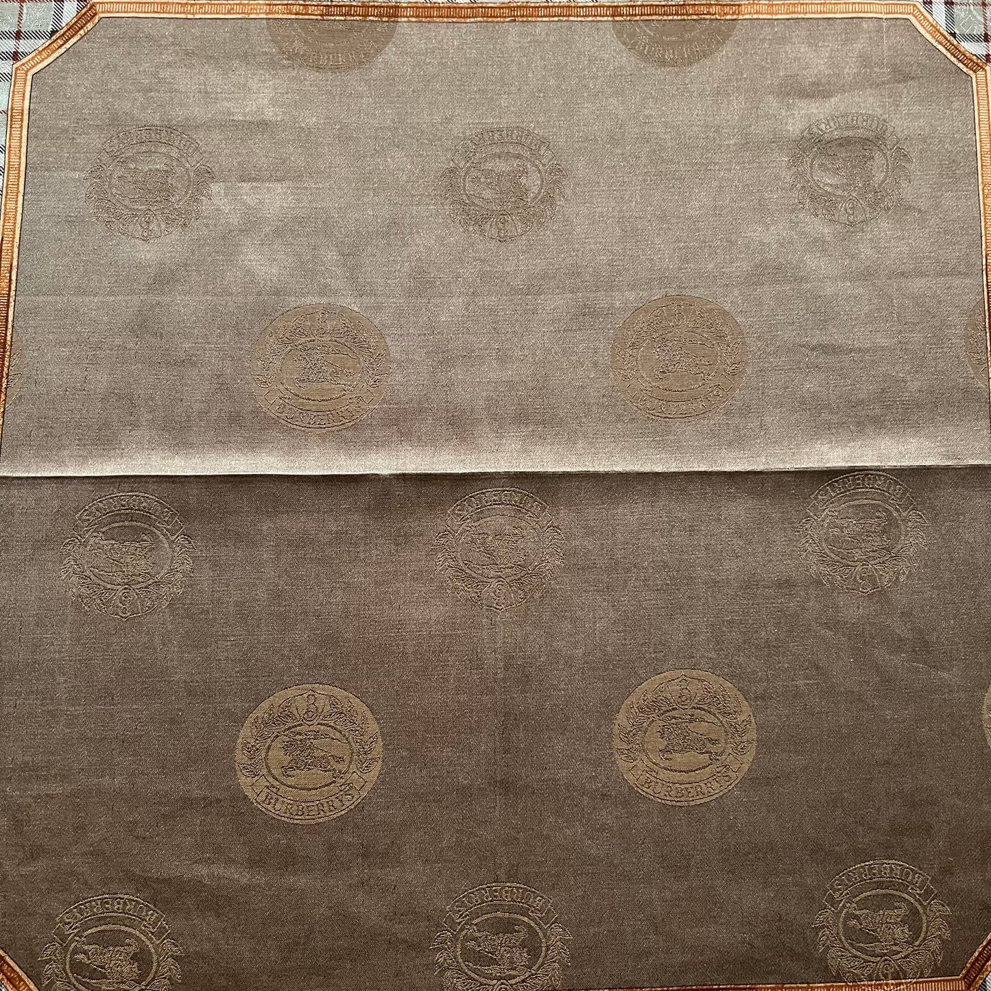 Vintage Burberry Silk Handkerchief