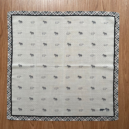 Vintage Burberry Handkerchief