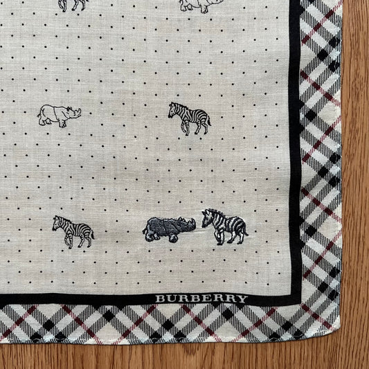 Vintage Burberry Handkerchief