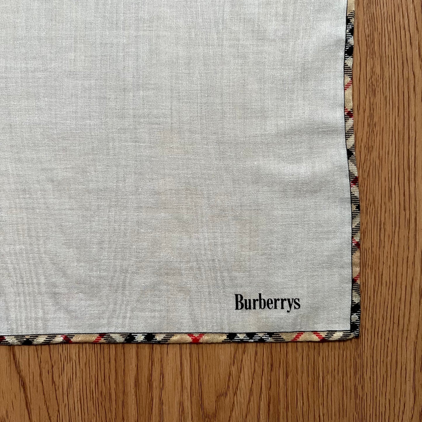 Vintage Burberry Handkerchief