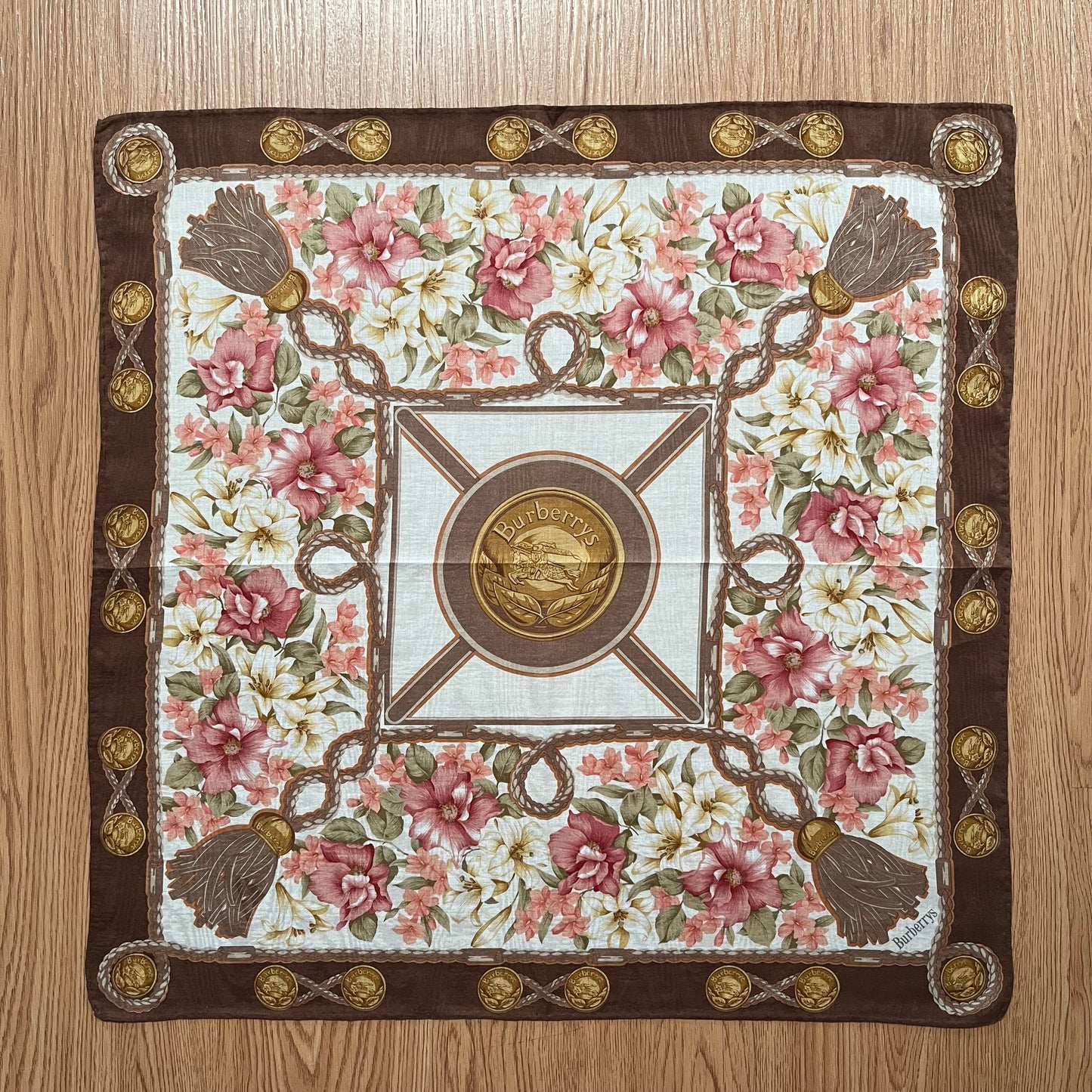 Vintage Burberry Handkerchief