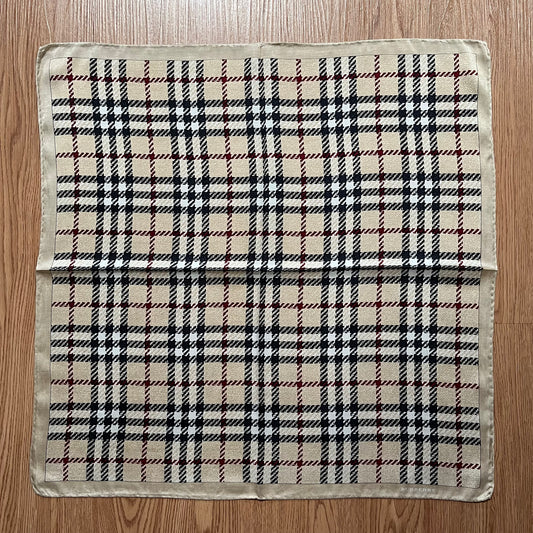 Vintage Burberry Silk Handkerchief