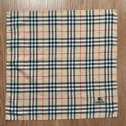 Vintage Burberry Check Handkerchief