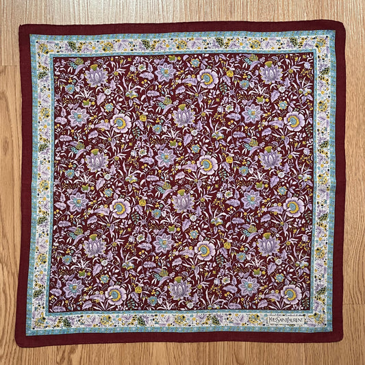 Vintage Yves Saint Laurent Handkerchief