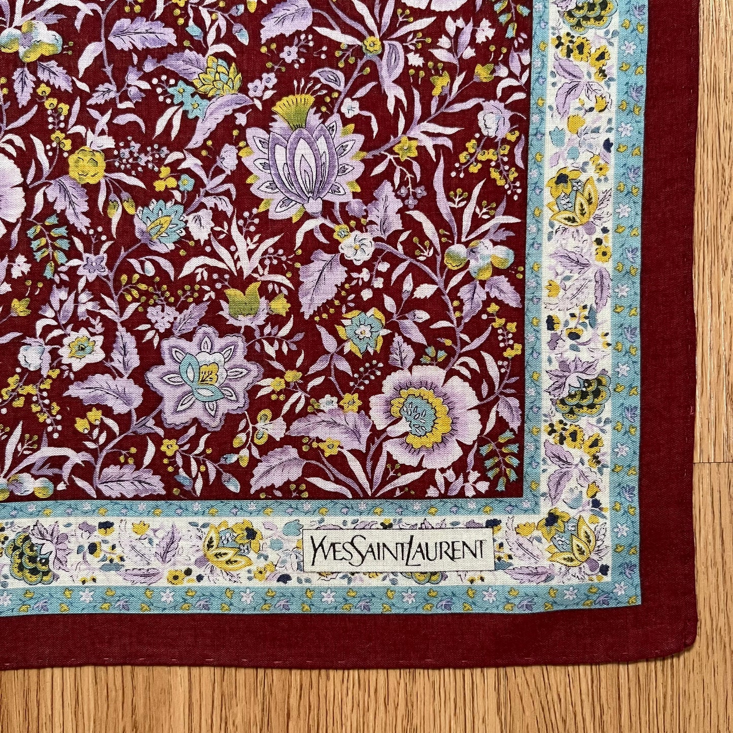 Vintage Yves Saint Laurent Handkerchief