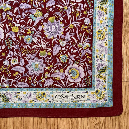 Vintage Yves Saint Laurent Handkerchief