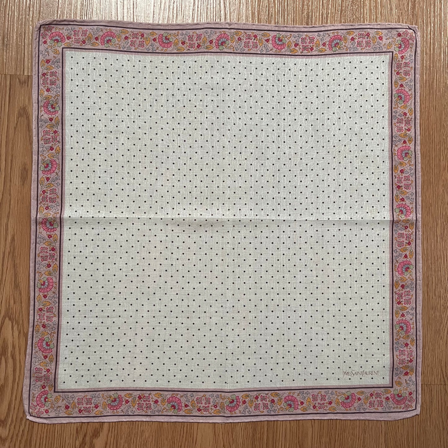 Vintage Yves Saint Laurent Handkerchief