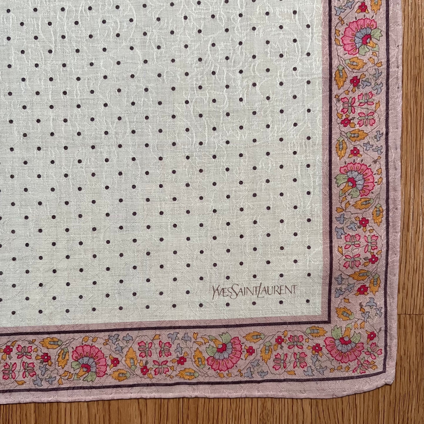 Vintage Yves Saint Laurent Handkerchief
