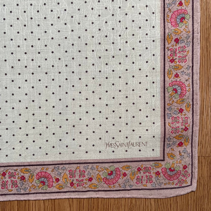 Vintage Yves Saint Laurent Handkerchief