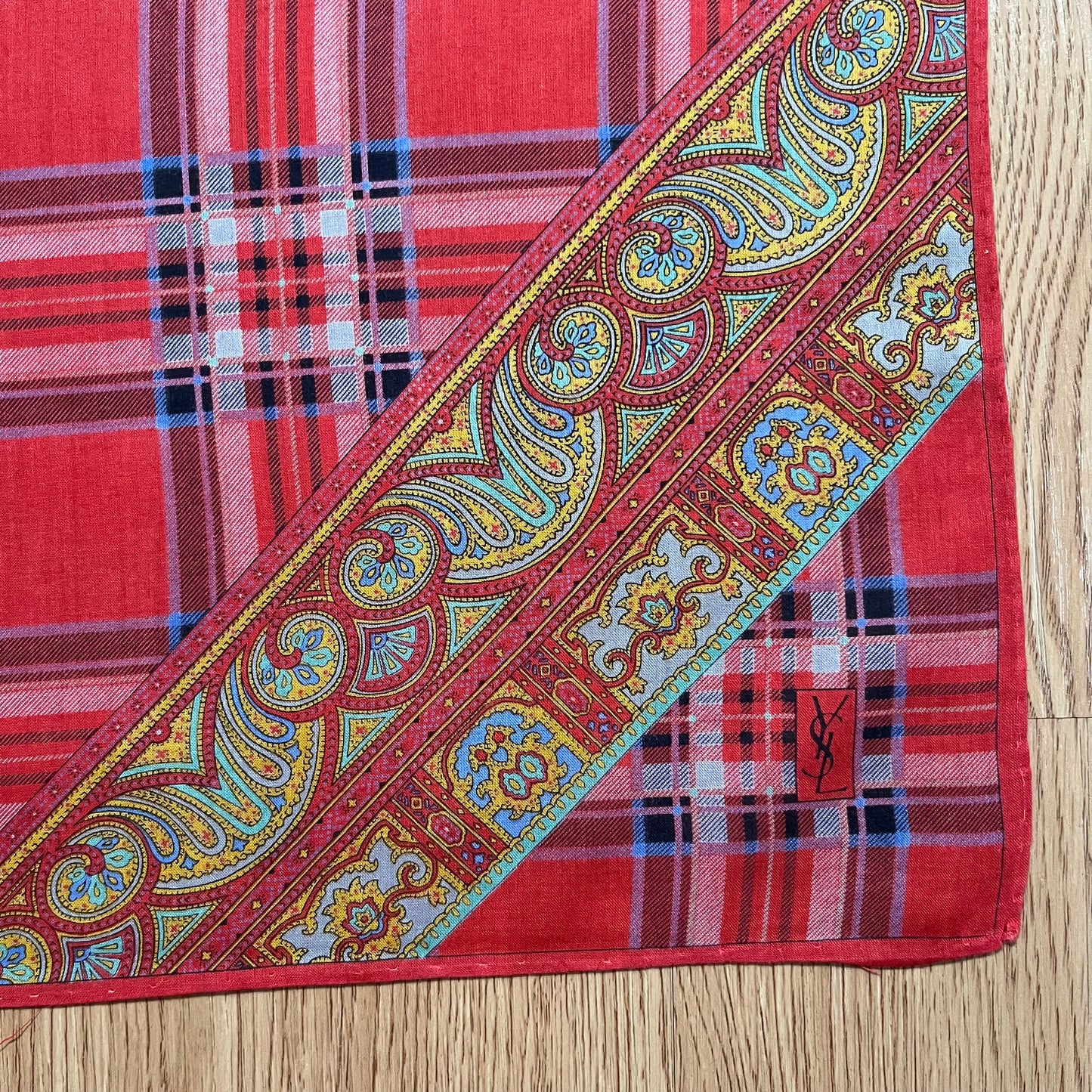 Vintage Yves Saint Laurent Handkerchief