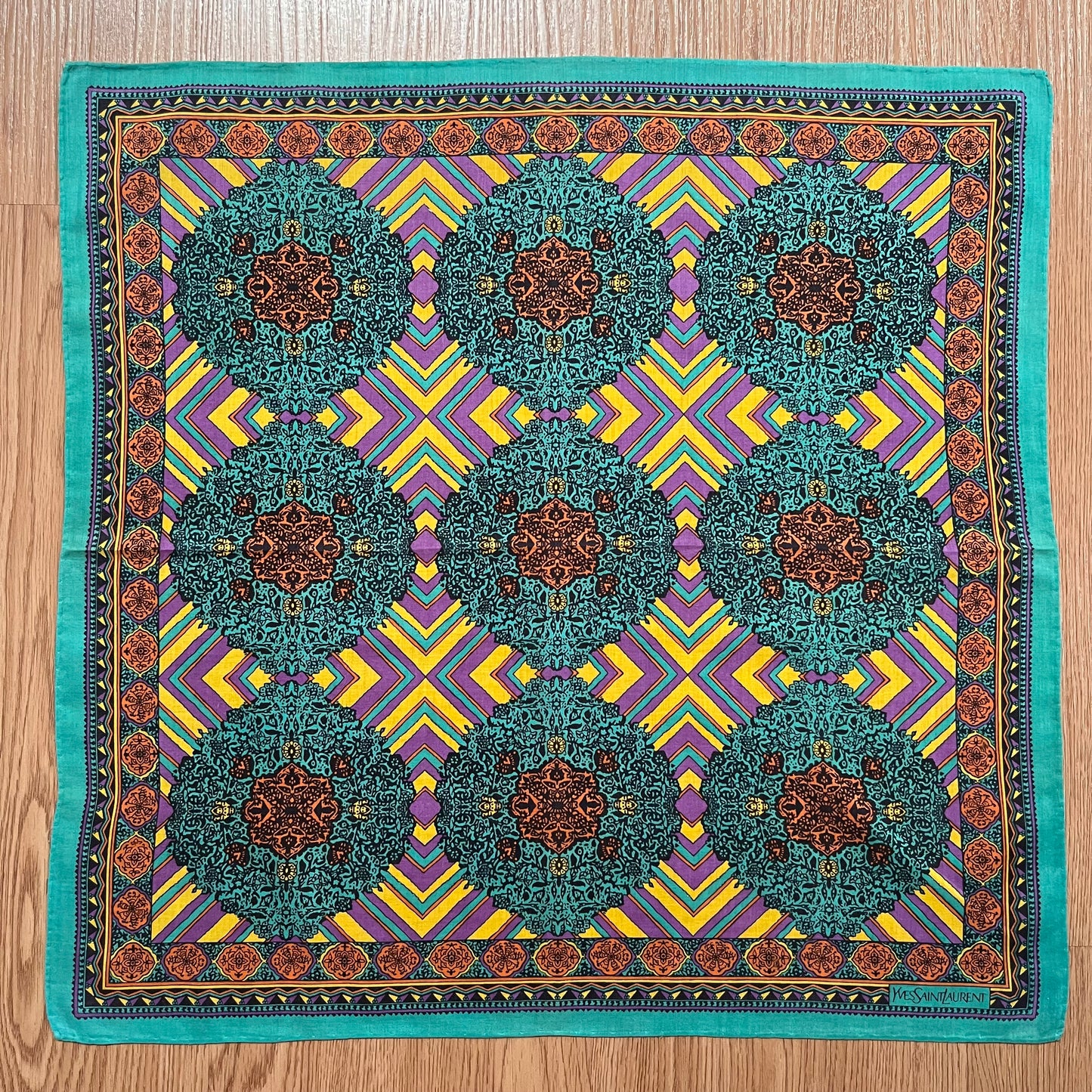 Vintage Yves Saint Laurent Handkerchief