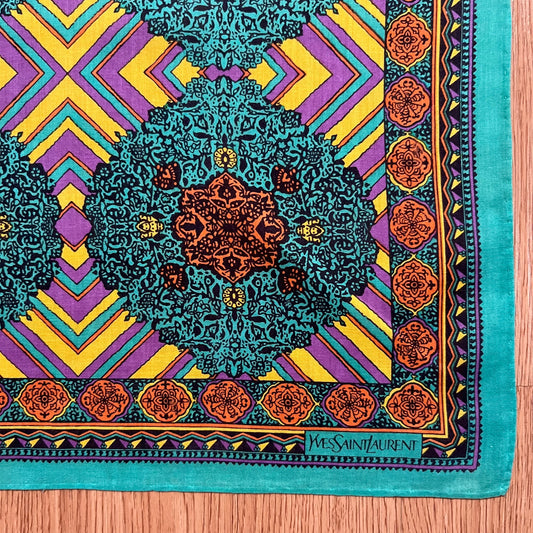 Vintage Yves Saint Laurent Handkerchief