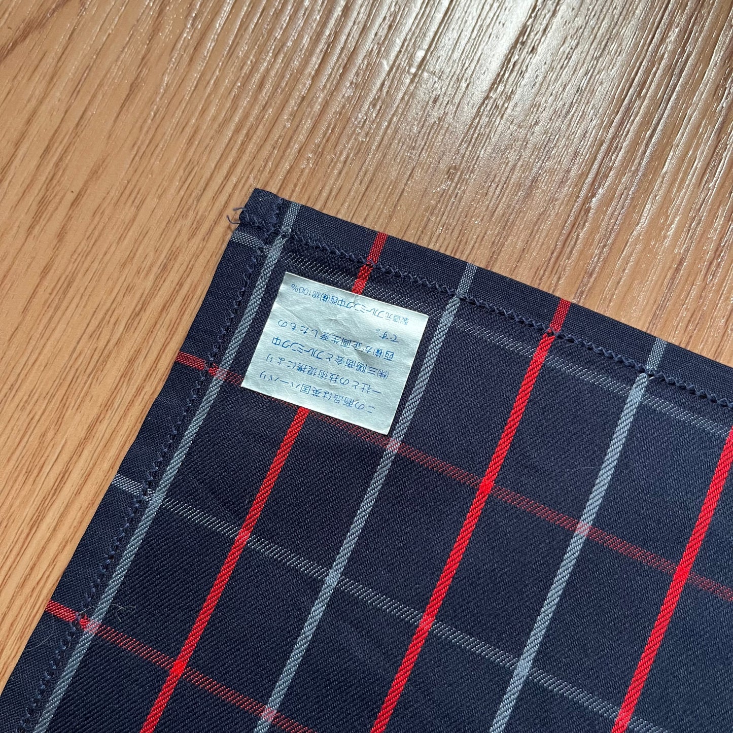 Vintage Burberry Check Handkerchief