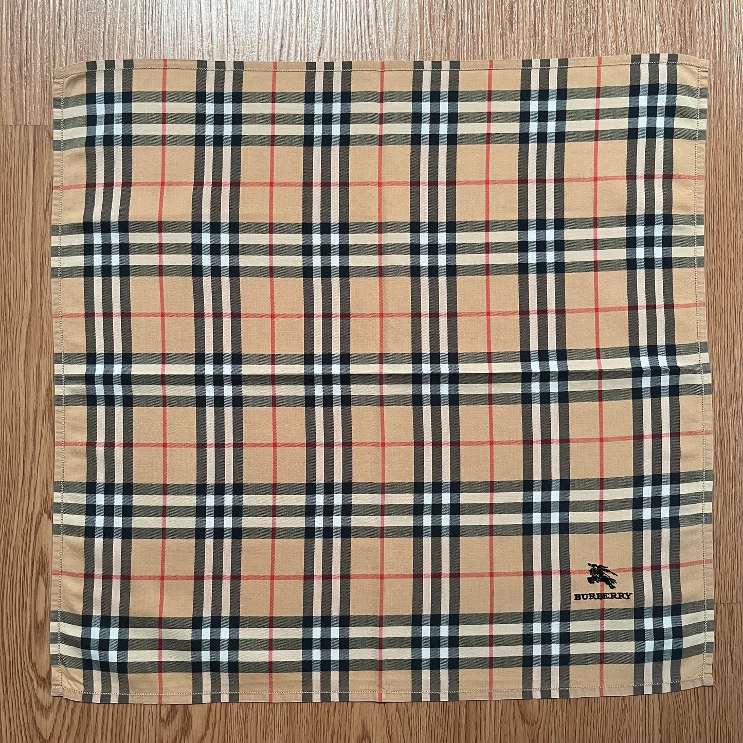 Vintage Burberry Check Handkerchief